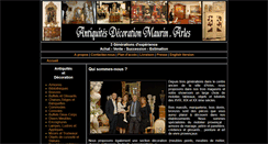 Desktop Screenshot of antiquites-maurin.com